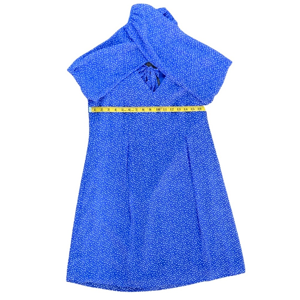 International Concept Dresses Blue Polka Dot Lined Midi Dress - Picture 10 of 15